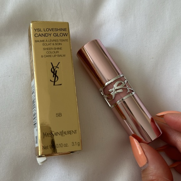 YSL Candy Glow Tinted Butter Balm- 5B Nude Crush - Picture 6 of 8